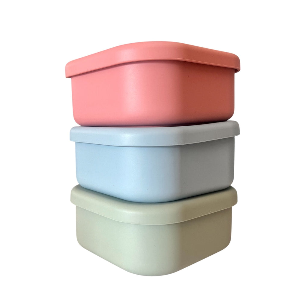 630ml Silicone Lunch Box, Reusable Food Container with Lid for Kids & Adults Pink, Blue, Green Options - Cherish Home