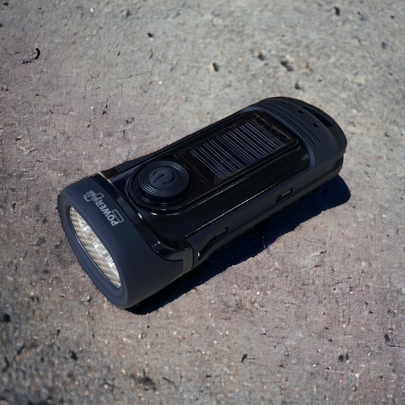 Barracuda - Solar & Wind-up LED Torch