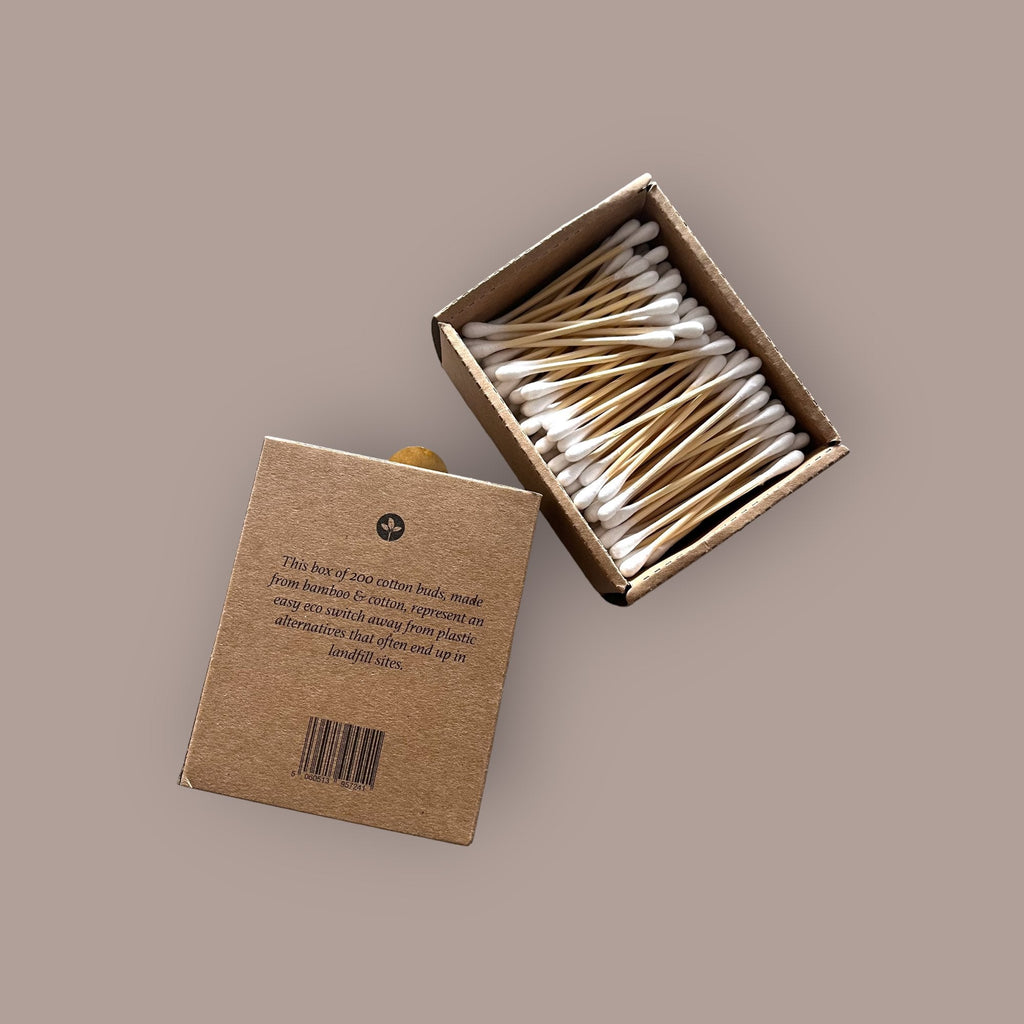 Bamboo Cotton Buds - 200 Pack - Cherish Home