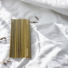 Large Organic Bamboo Reusable Drinking Straws - Set of 12 - Cherish Home
