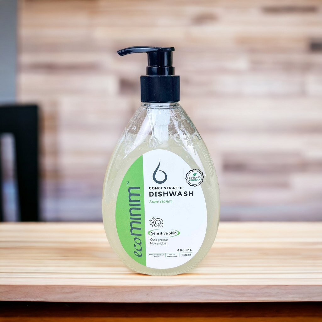 Plant-Based Organic Washing Up Liquid - Lime & Honey (480ml)