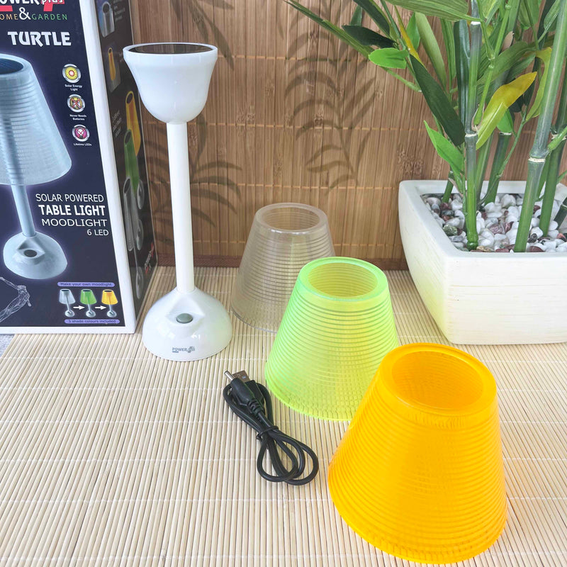 POWERplus Turtle Solar Powered LED Table Lamp
