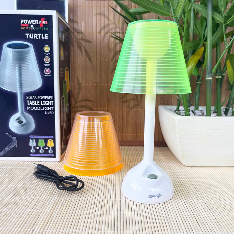 POWERplus Turtle Solar Powered LED Table Lamp