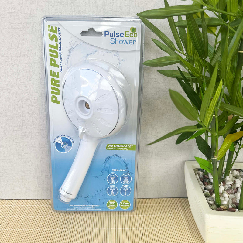 Pulse Eco Shower Head White