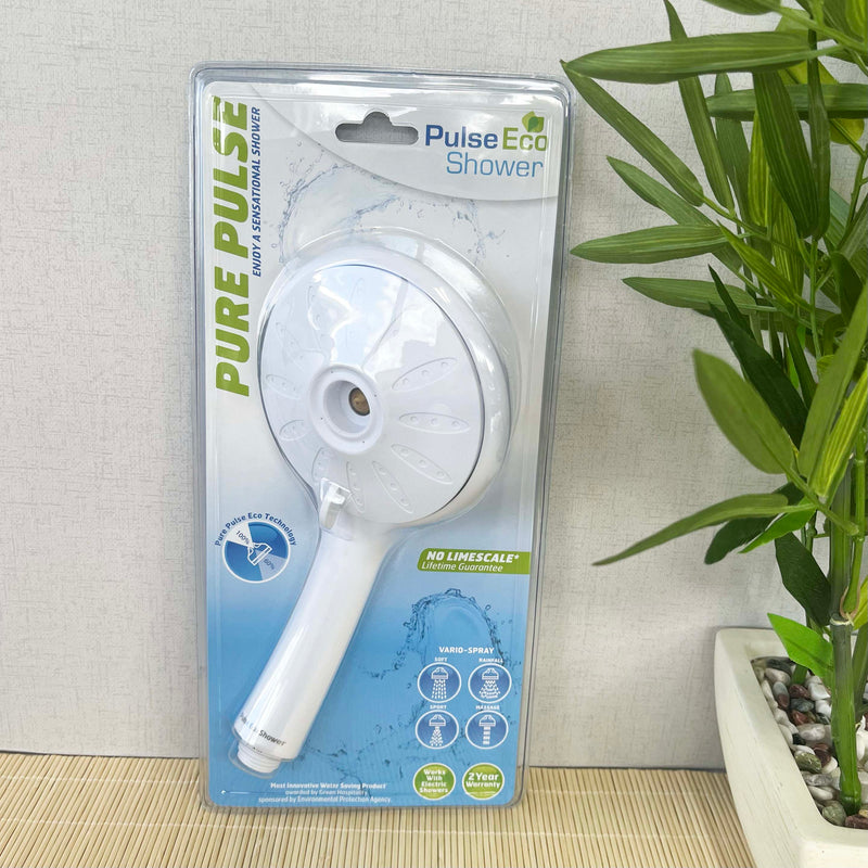 Pulse Eco Shower Head White