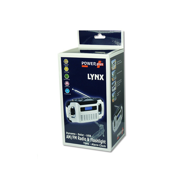 Lynx - Solar Radio & LED Flashlight