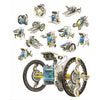 POWERplus Rabbit Solar Powered 14-in-1 Robot Set