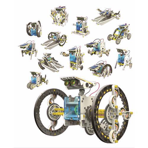 POWERplus Rabbit Solar Powered 14-in-1 Robot Set